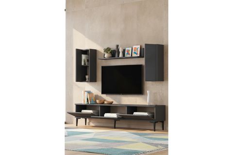 CORSA TV ÜNİTESİ, ANTRASİT, 180 CM, TVR1819A