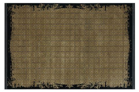 ÇİZGİ MAKİNE HALISI, SİYAH, 515, 80X150