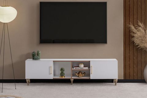 BLESK TV ÜNİTESİ, BEYAZ, 180 CM TV