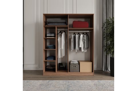 VİOLET GARDIROP, YEŞİL, 4 KAPAKLI