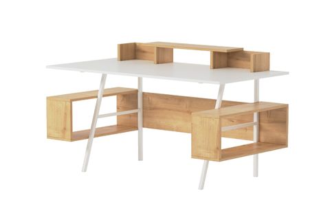 LAGOMOOD İRONY PLUS ÇALIŞMA MASASI, BEYAZ MEŞE