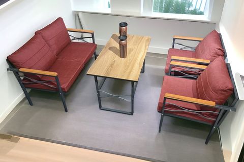 RÜYA BAHÇE BALKON TAKIMI, 2+1+1, BORDO
