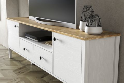 LUMERA MODERN TV ÜNİTESİ, 2 KAPAKLI 2 ÇEKMECELİ