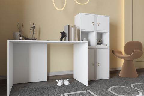 BK ÇALIŞMA MASASI, MODÜLER DOLAPLI