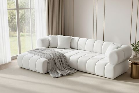 HELSİNKİ SOL KÖŞE KOLTUK, BEYAZ