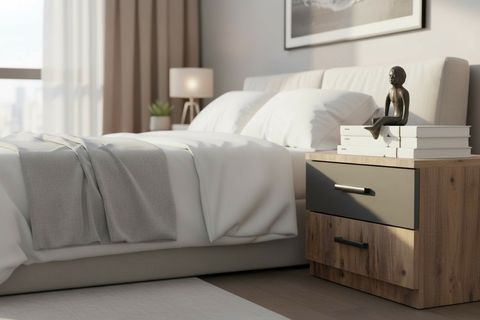 LATRE KOMODİN, 2 ÇEKMECELİ