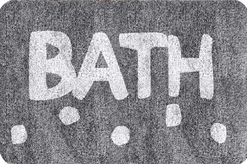 DİJİTAL BASKI, KAYMAZ TABAN İKİLİ BANYO PASPASI 100X60 + 60X50 CM  RVG5276