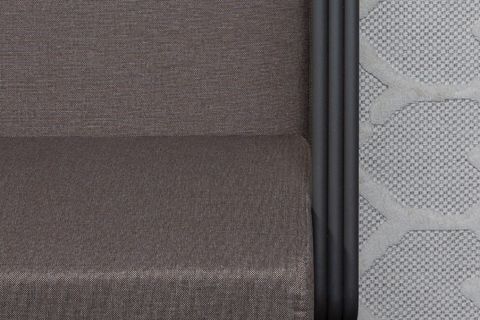 NEA ANTRASİT İSKELET TEKLİ BAHÇE KOLTUĞU, KAHVERENGİ, 7002