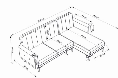 BONA MİNİ KÖŞE KOLTUK, BEJ