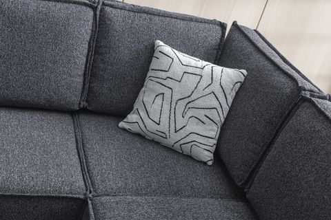ASYA KÖŞE KOLTUK TAKIMI, SOL KÖŞE, METAL SİYAH AYAK, KUMAŞ DEĞİŞİMLİ