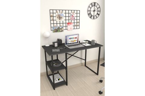 BOFİGO 2 RAFLI ÇALIŞMA MASASI, ANTRASİT