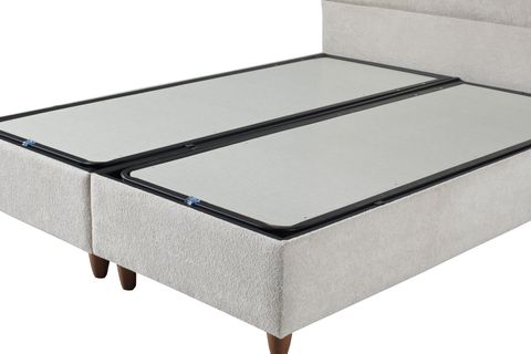 LUNA NİTA BAZA VE BAŞLIK SETİ, KREM, 160X200