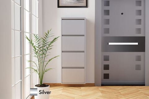 LİNEA METAL AYAKKABILIK, SİLVER, 4 KAPAKLI