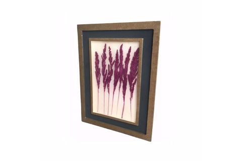 KURUTULMUŞ BİTKİ PEMBE ÇİÇEK TABLO