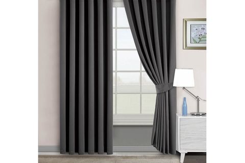 BELLE COSE BLACKOUT KARARTMA KETEN ANTRASİT GRİ FON PERDE 280X260
