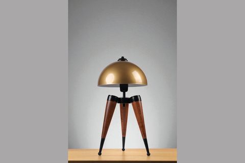 STİL MASA LAMBASI, CEVİZ ESKİTME RETRO BAŞLIKLI