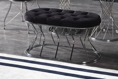 RESSAHOME MUTFAK MASASI TAKIMI, BALBİNA SİYAH MERMERLİ, 120X80