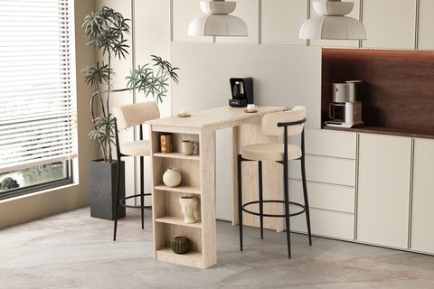 ARMONİ BAR SANDALYESİ, BEJ