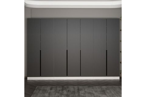 KALE 210 CM 7 KAPAKLI 5B RAF PORTMANTO, BYZ MBR ÇİZGİLİ ANT