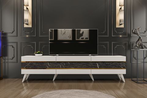 GİVAYO ZERO TV ÜNİTESİ, BEYAZ ROYAL