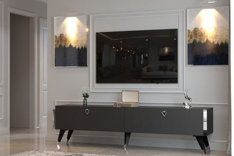 PALETTE TV SEHPASI, ANTRASİT