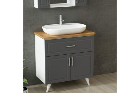 SANYA BANYO DOLABI AY2K1Ç14, ANTRASİT, 85 CM