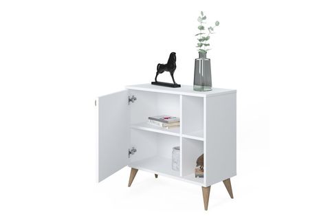 RUUM STORE BY DOĞTAŞ VEGA TEK KAPAKLI RAFLI ÇOK AMAÇLI DOLAP OPAK BEYAZ