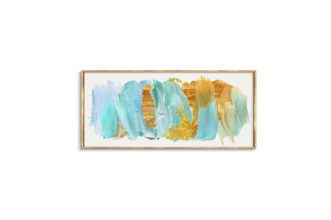 TABLOLIFE BLUE STORM YAĞLI BOYA DOKULU TABLO, ÇERÇEVESİZ, 75X100