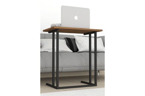 BOFİGO METAL AYAKLI LAPTOP SEHPASI, CEVİZ