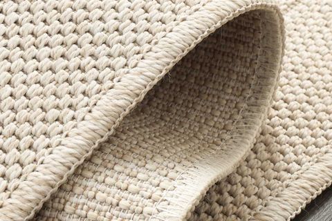 PERA HALI MİNİMALİST KREM BEYAZ SİSAL TARZI HALI FM02W 120X180 CM