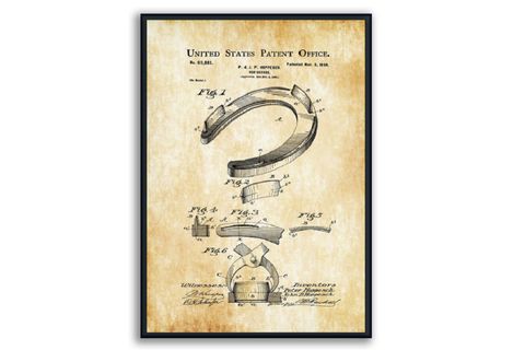 AHŞAP ÇERÇEVELİ VİNTAGE TABLO SETİ, HORSE, 50X70