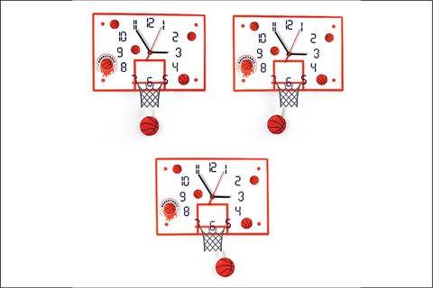 SARKAÇLI BASKETBOL ÇOCUK ODASI DUVAR SAATİ