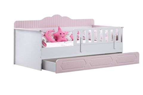 FLOWER YAVRULU MONTESSORİ KARYOLA, PEMBE