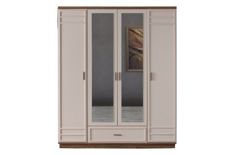ELORA ÇEKMECELİ AYNALI GARDIROP, 4 KAPAKLI