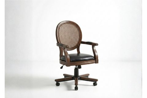 ORLANDO SUNİ DERİ OFİS SANDALYESİ, CEVİZ