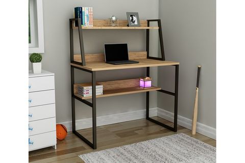 ALFA RAFLI ÇALIŞMA MASASI, CEVİZ