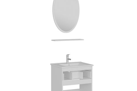 VERA BANYO DOLABI 65CM AS2K1Ç+1EA1R+ETJ BEYAZ