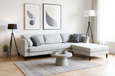 FERRO KÖŞE KOLTUK, SAĞ KÖŞE, AHŞAP AYAK