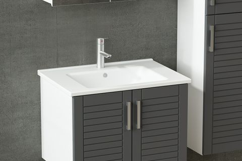 VERA BANYO DOLABI 65CM AS2K+2K2A+ETJ+BOY BEYAZ ANTRASİT