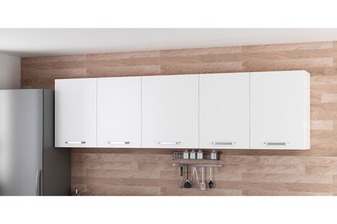 MİNAR 260 CM MUTFAK DOLABI BEYAZ 260-B2-ÜST MODÜL
