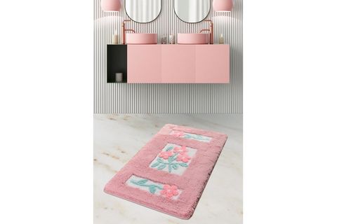 CHİLAİ HOME LİNDA PEMBE BANYO HALISI