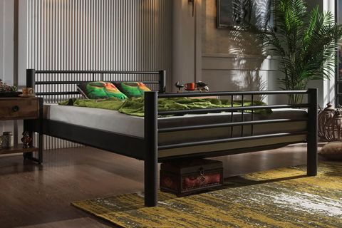 ASOS METAL KARYOLA, SİYAH, 120X200