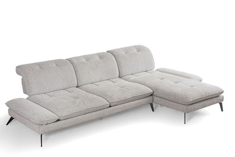 COSY KÖŞE KOLTUK, METAL AYAK, SAĞ KÖŞE, AÇIK GRİ