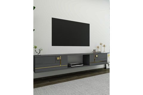 AREDAMCT DUVARA MONTAJ TV SEHPASI, ANTRASİT ALTIN