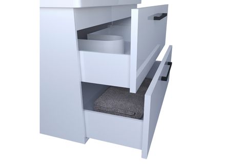 TETA HOME BATUM BANYO DOLABI TAKIMI, BEYAZ, 65 CM