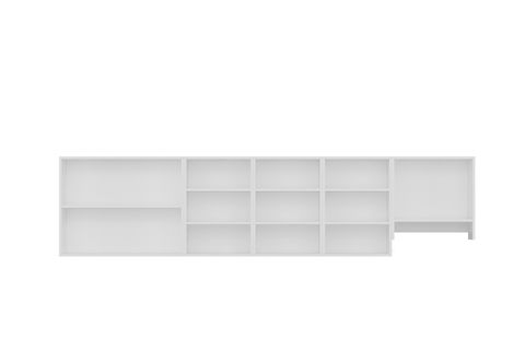 MİNAR 300 CM MUTFAK DOLABI BEYAZ 300-B5-ÜST MODÜL