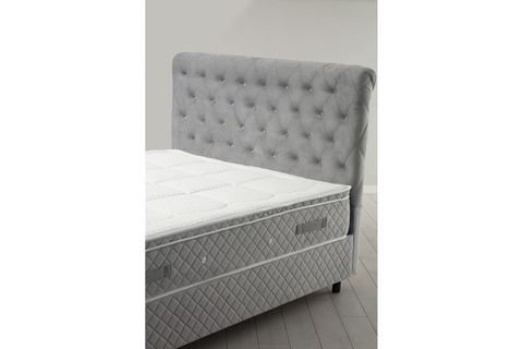 SONATA MİRAY TEK KİŞİLİK BAZA+BAŞLIK+YATAK, GRİ, 90X190