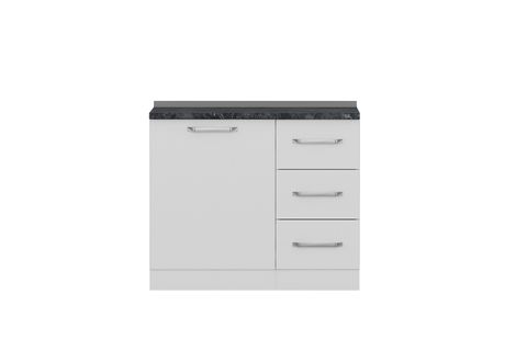 MİNAR 100 CM MUTFAK DOLABI BEYAZ 100-B1-ALT MODÜL