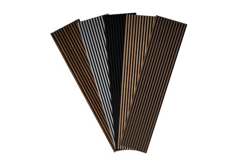 ENDA HOME AKUSTİK AKUPANEL DUVAR PANELİ, MDF, GRİ, 26 MM