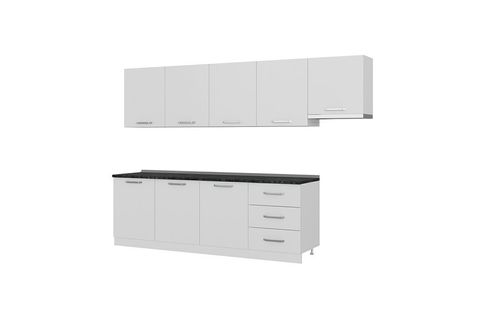 MİNAR BASİC 300 CM MUTFAK DOLABI BEYAZ 300-B11